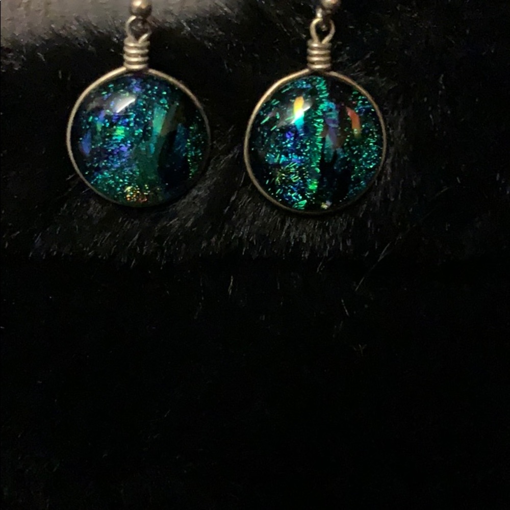 Glass Drop Earrings